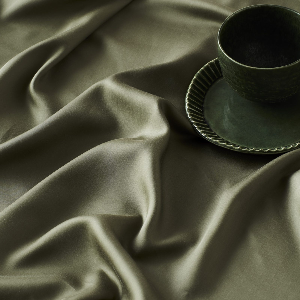 Close-up of Signature Bamboo Sheet Set fabric