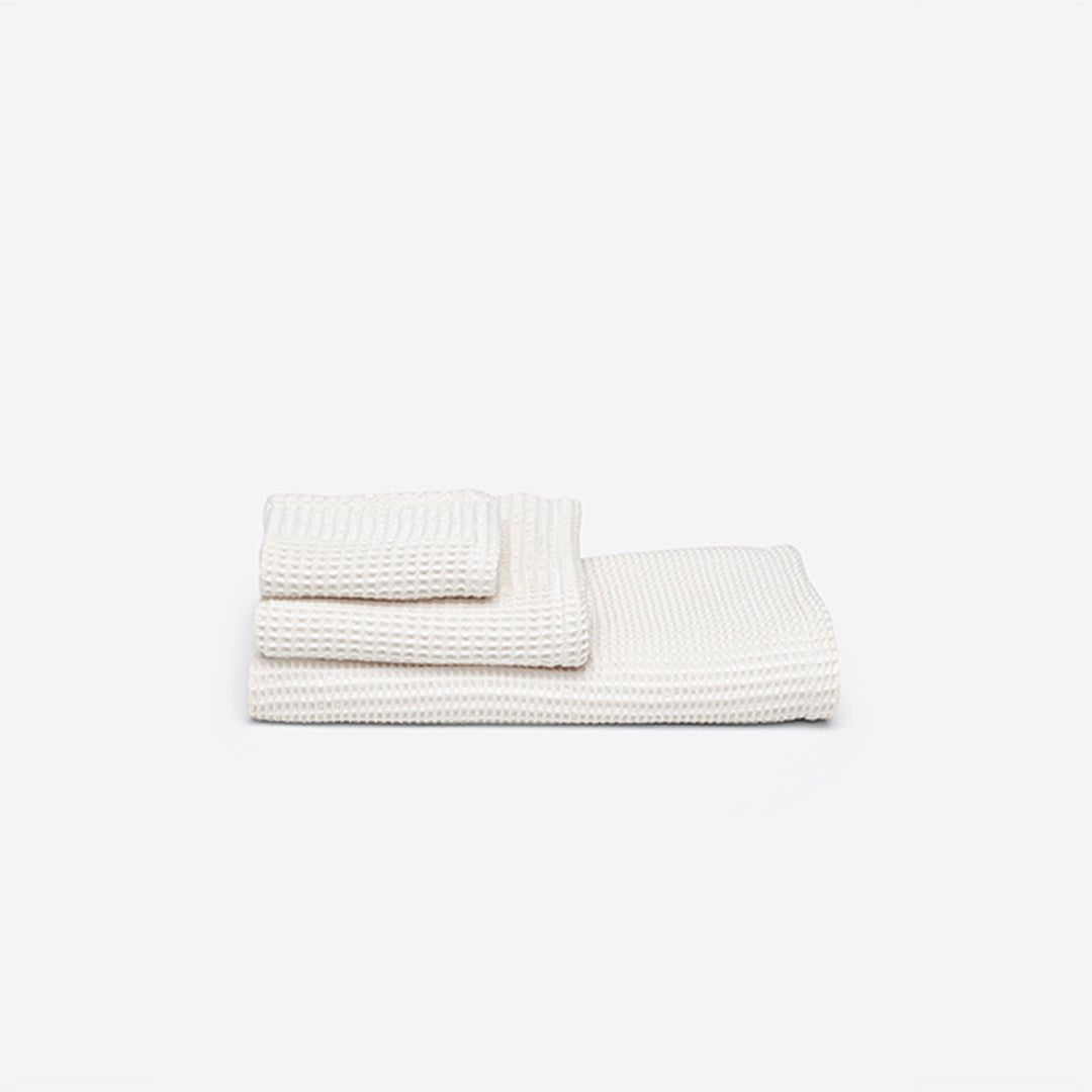 Cloud - Bundle | Waffle Towel Set Made With 100% Organic Bamboo #Color_cloud