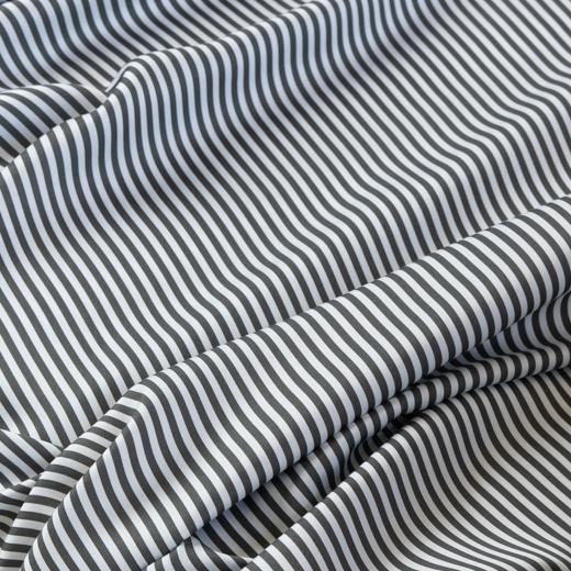 Slate Stripes | Signature Sateen Fitted Sheet Made with 100% Organic Bamboo #Color_ slatestripes