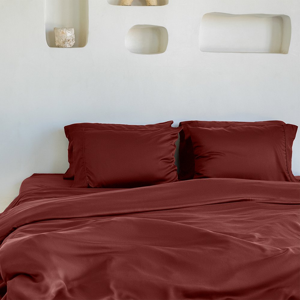 Prosperity | Sateen+ Pillowcase Set Made with 100% Organic Bamboo #Color_prosperity