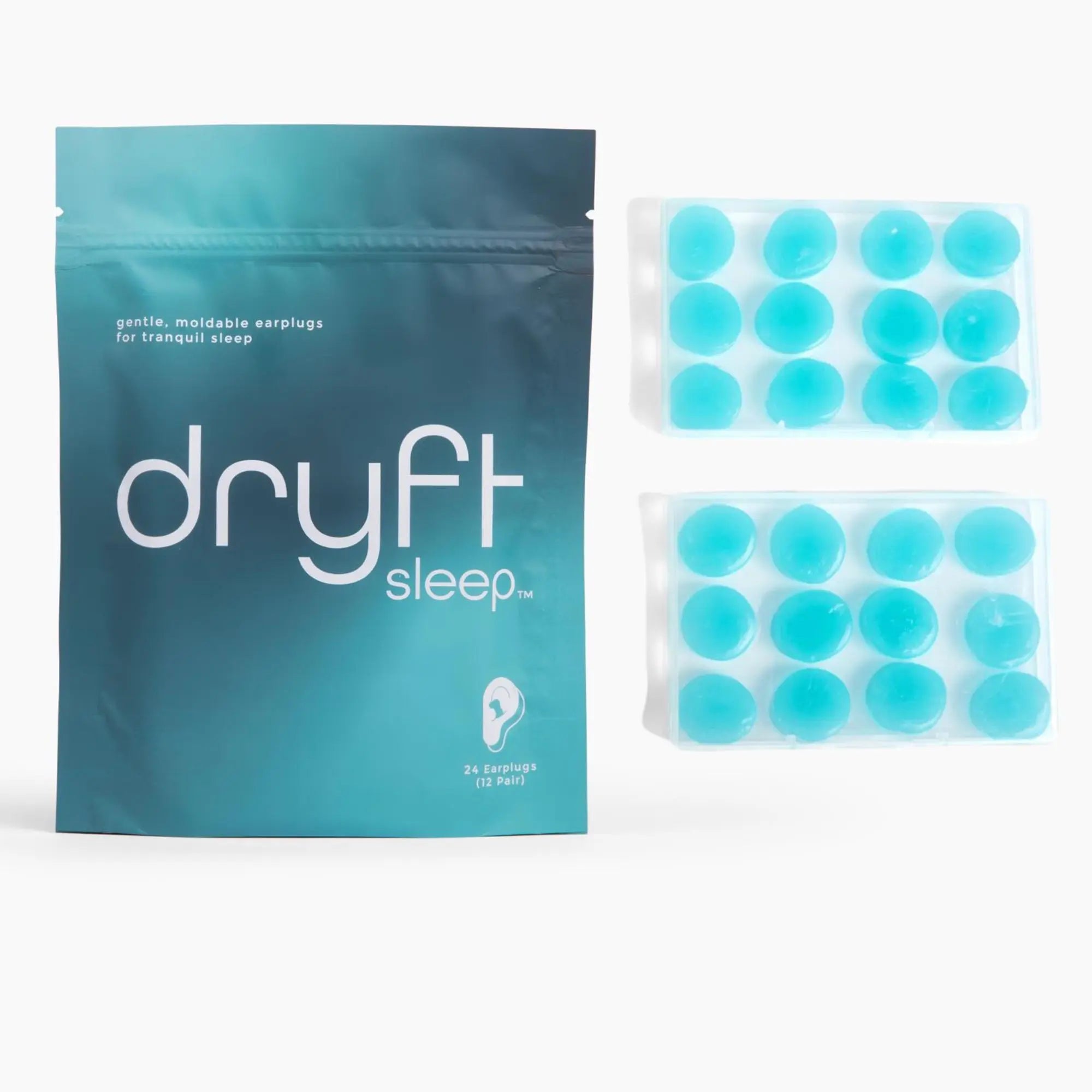 Experience peaceful nights with Dryft Sleep Earplugs by ettitude. Block out noise for restful sleep. Discover comfort and tranquility today!