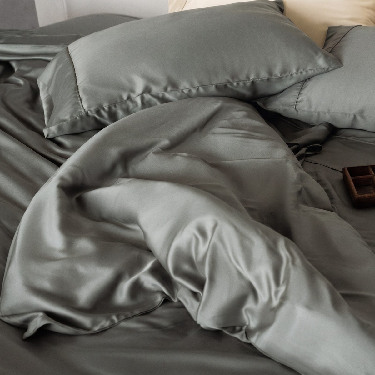 Close-up of Signature Bamboo Sheet Set fabric