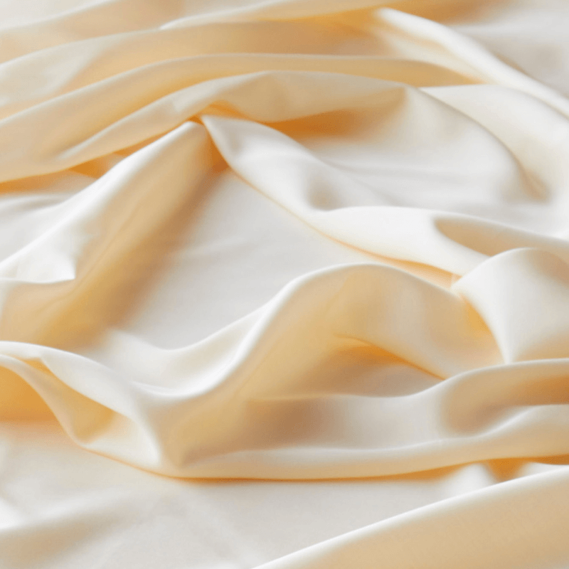 Butter | Signature Sateen Duvet Cover Made with 100% Organic Bamboo #Color_butter