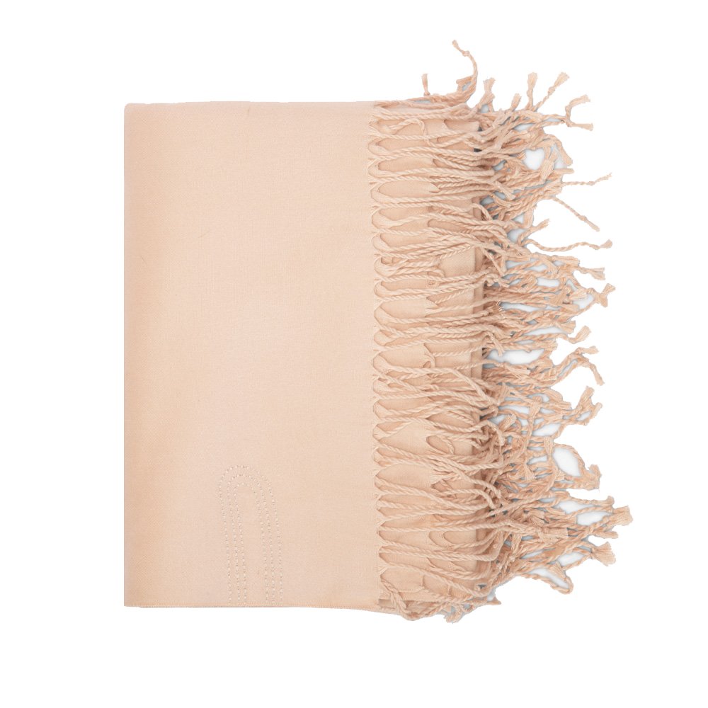 Oat - Bundle | Woven Throw Blanket made of 100% Vegan Cashmere #Color_oat