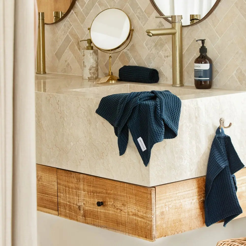 Bamboo Waffle Weave Towels - 100% Bamboo Lyocell