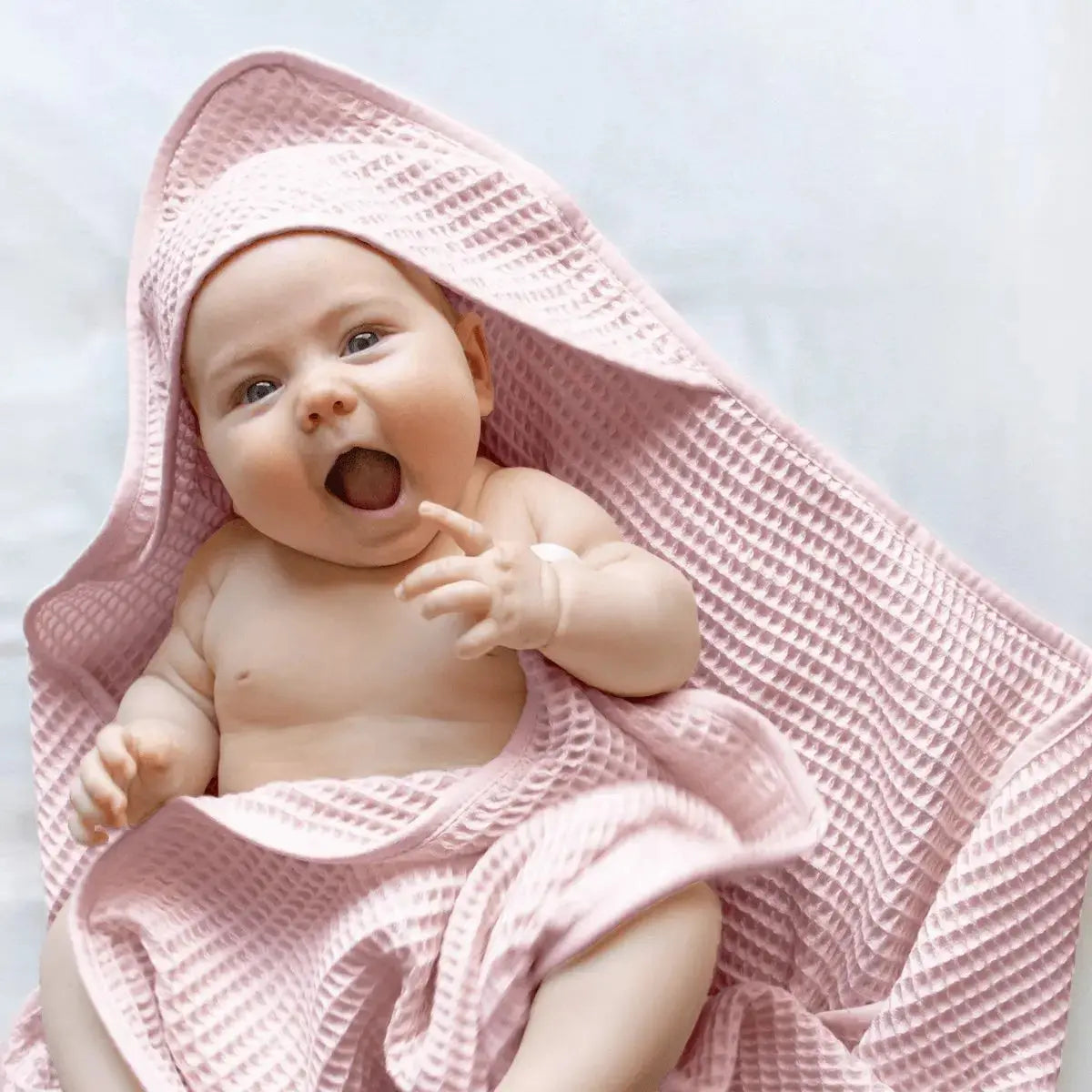 Bamboo Waffle Hooded Towel