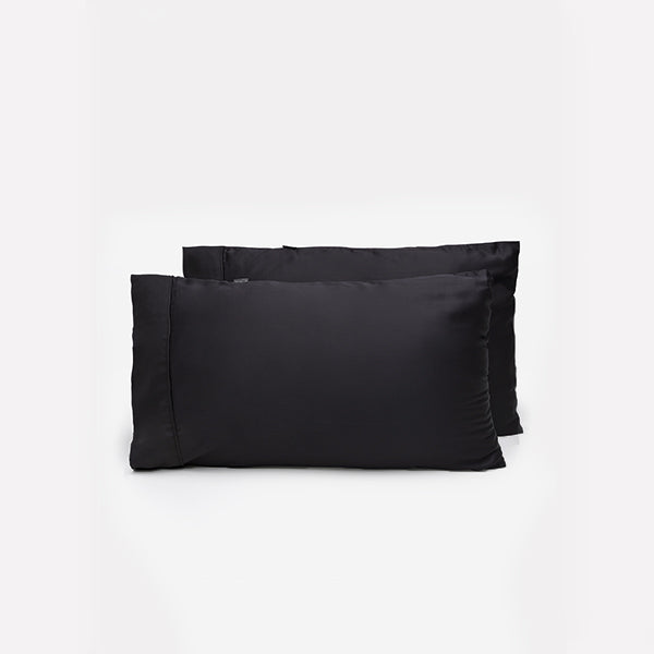 Onyx - Bundle | Signature Sateen Pillowcase Set Made With 100% Organic Bamboo #Color_onyx