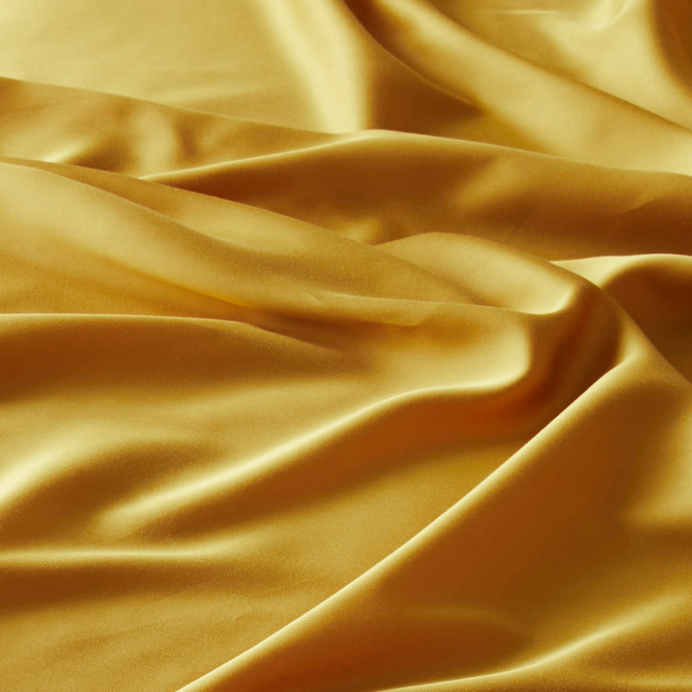 Saffron | Signature Sateen Duvet Cover Made with 100% Organic Bamboo #Color_saffron