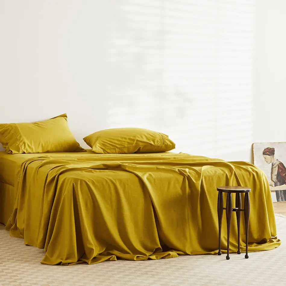 Leinen+ Bettwäsche Set - CleanBamboo Hanf