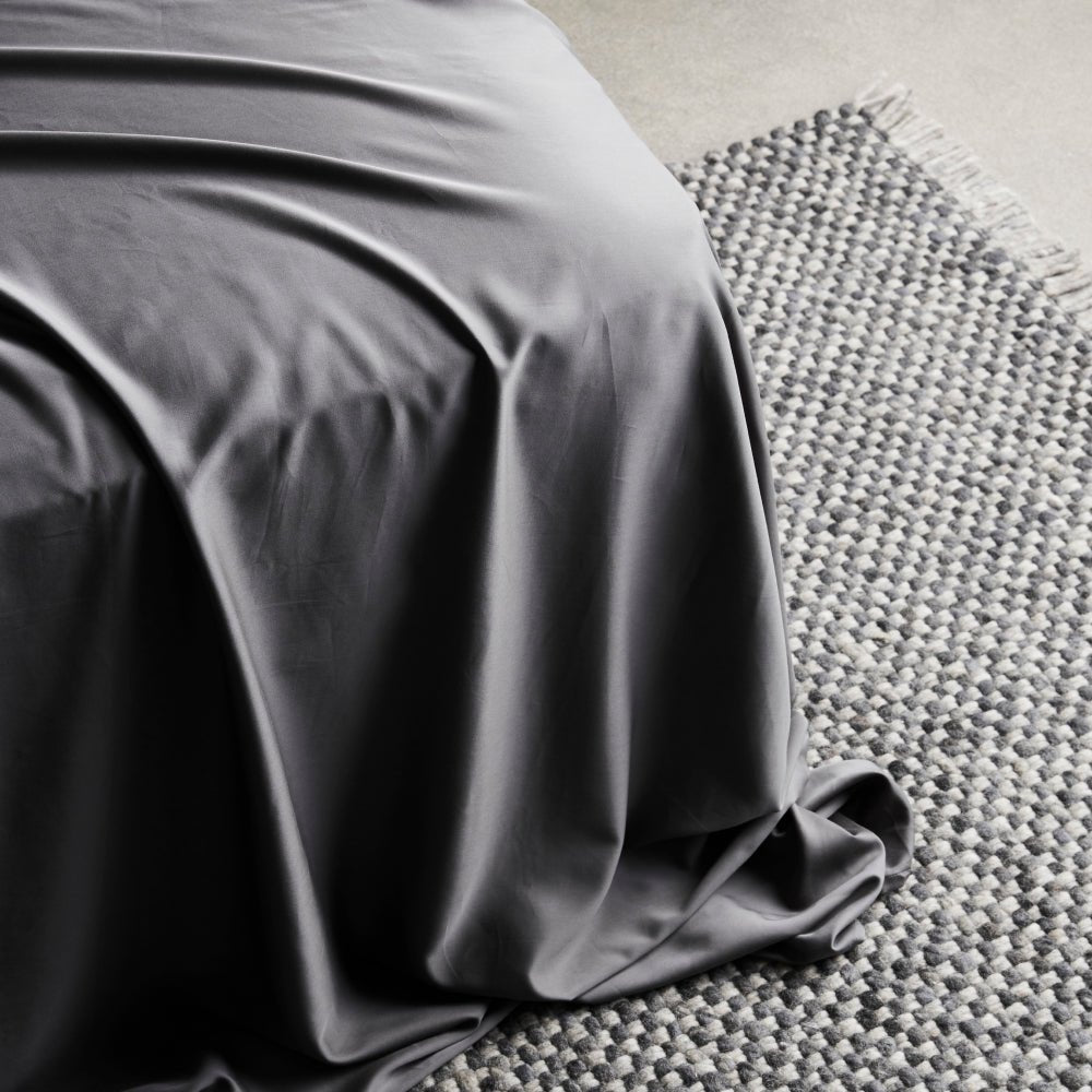 Slate | Sateen + Duvet Cover Made with 100% Organic Bamboo #Color_slate