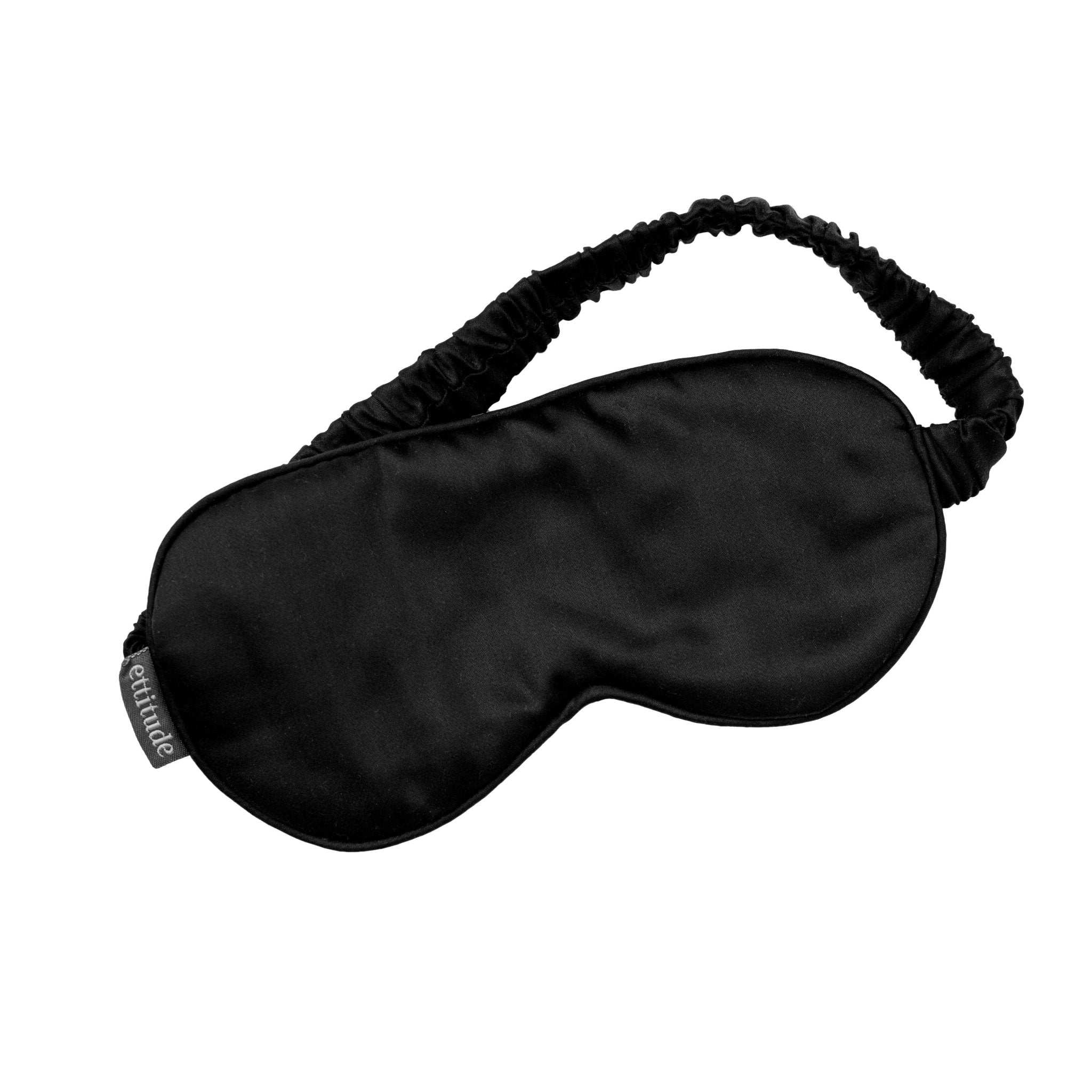 Onyx | Signature Sateen Eye Mask Made With 100% Organic Bamboo #Color_onyx