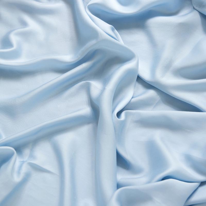 Starlight Blue | Signature Sateen Fitted Sheet Made with 100% Organic Bamboo #Color_starlightblue