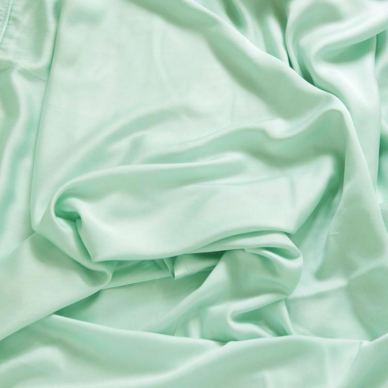 Paradise Green | Signature Sateen Fitted Sheet Made with 100% Organic Bamboo #Color_paradisegreen