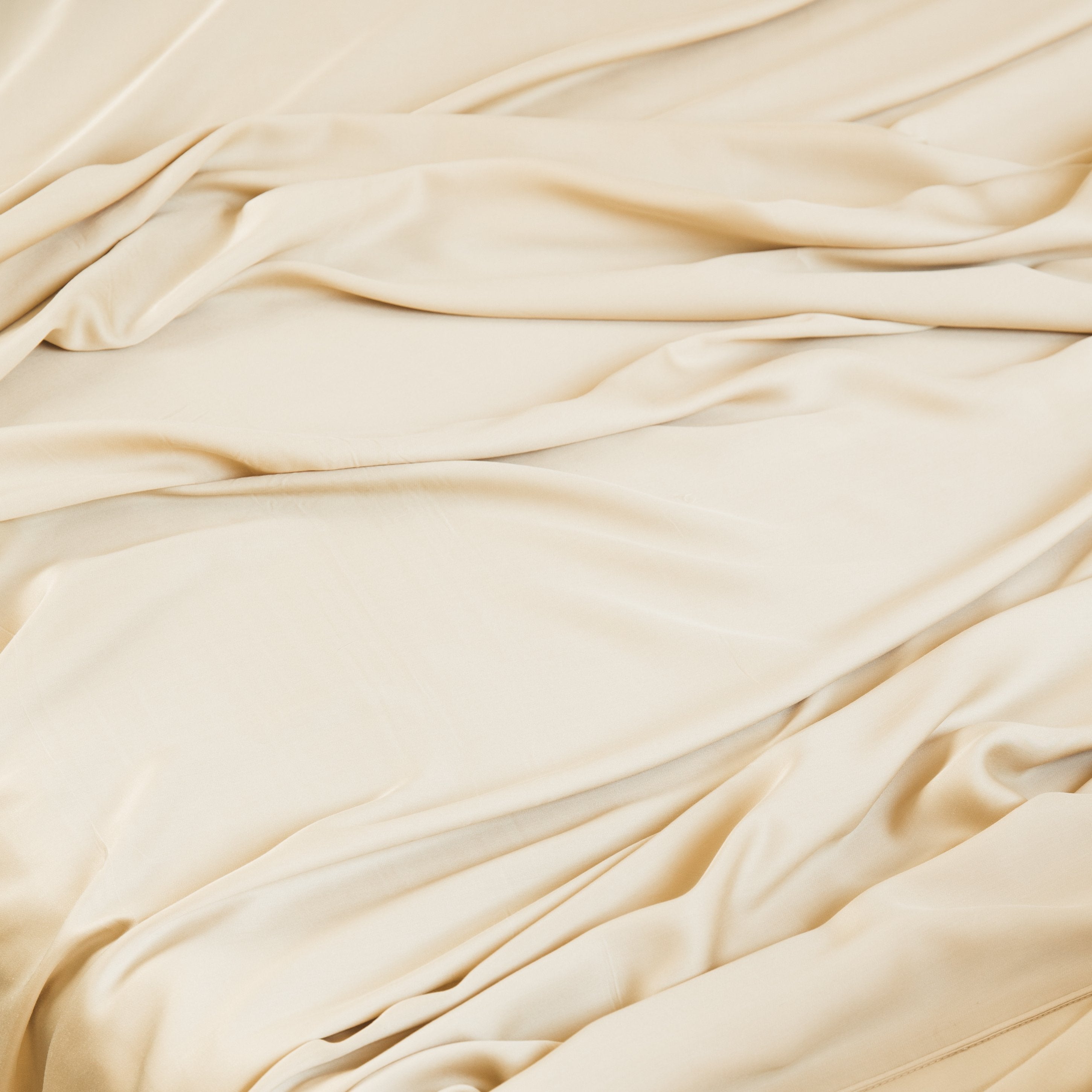 Earthen Sand | Signature Sateen Fitted Sheet Made with 100% Organic Bamboo #Color_earthensand