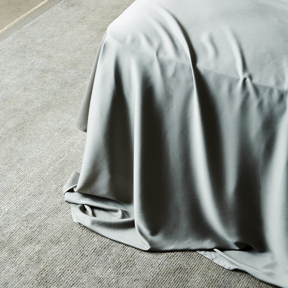 Sage | Signature Sateen Sheet Set Made with 100% Bamboo Lyocell #Color_sage
