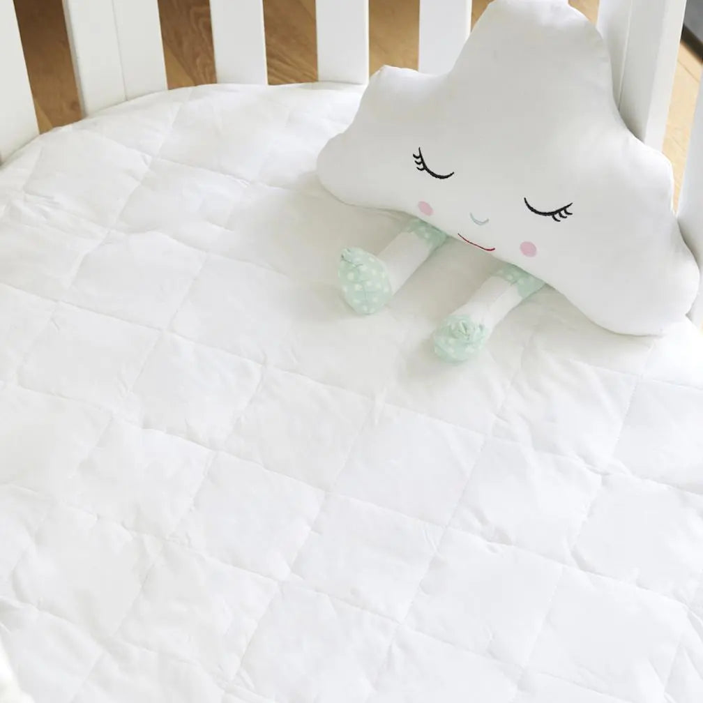 Bamboo Crib Mattress Protector - 100% Bamboo Lyocell
