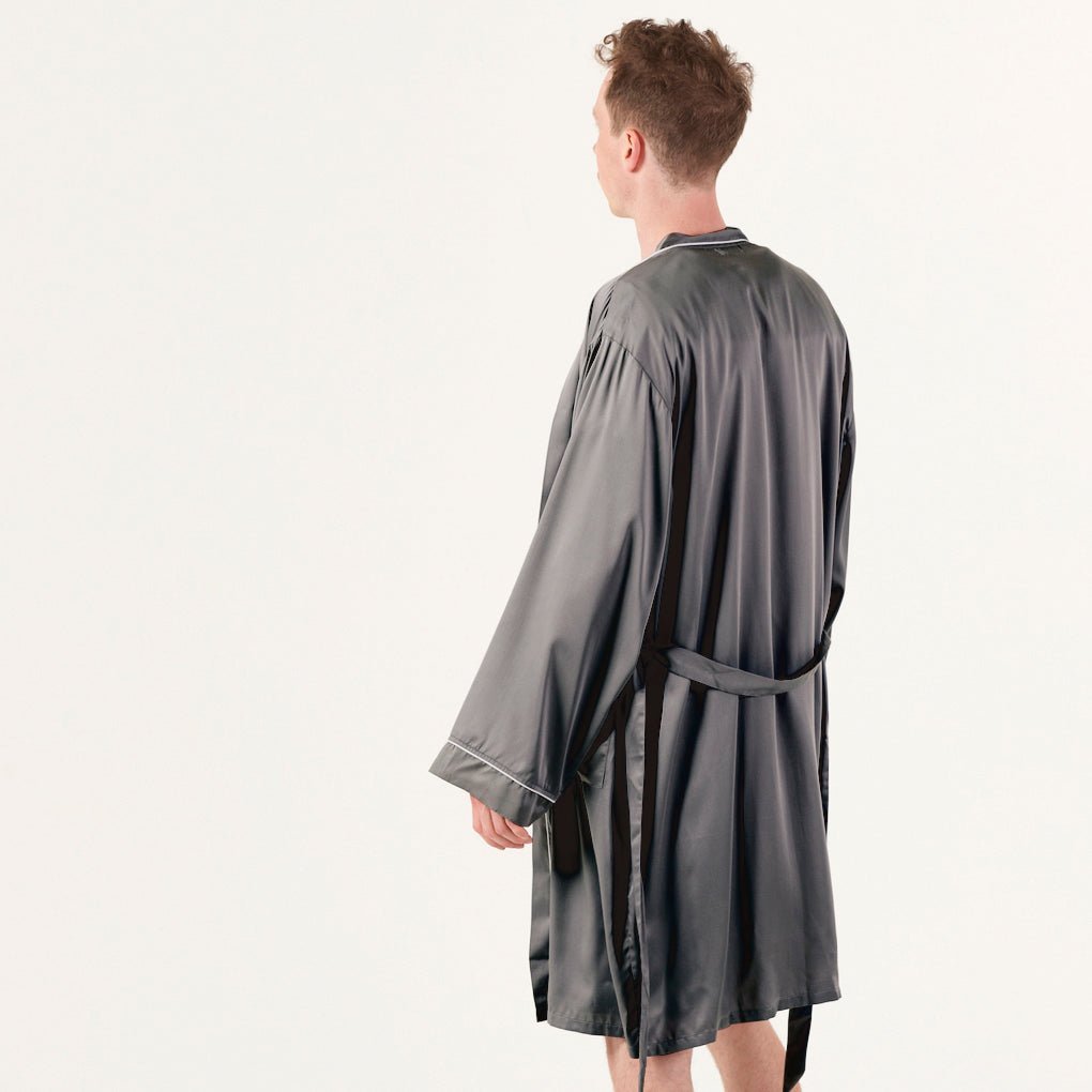 Slate | Robe Made With Bamboo #Color_slate