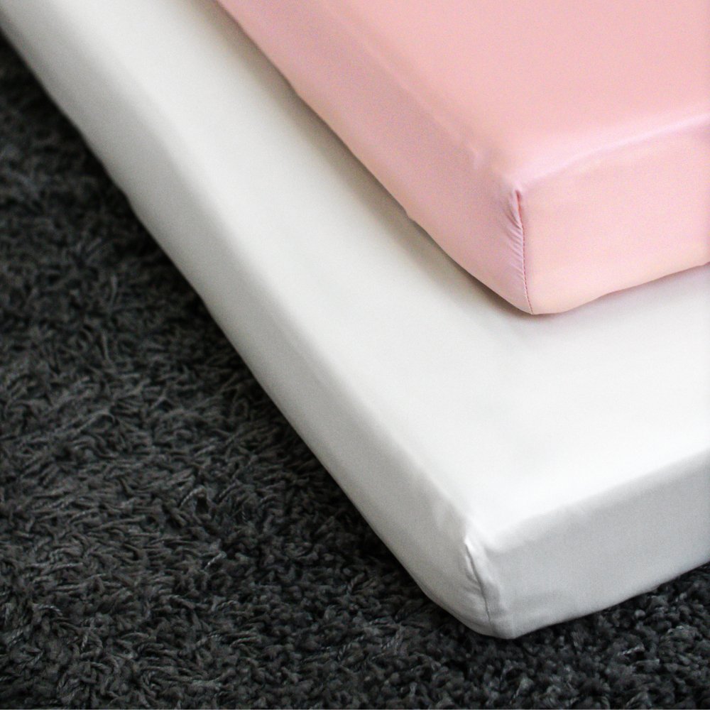 Cloud | Fitted Crib Sheet made from 100% Bamboo Lyocell #Color_cloud
