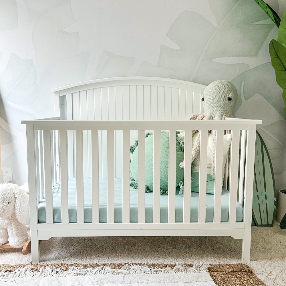 Starlight Blue | Crib Fitted Sheet Made With 100% Bamboo Lyocell #Color_starlightblue